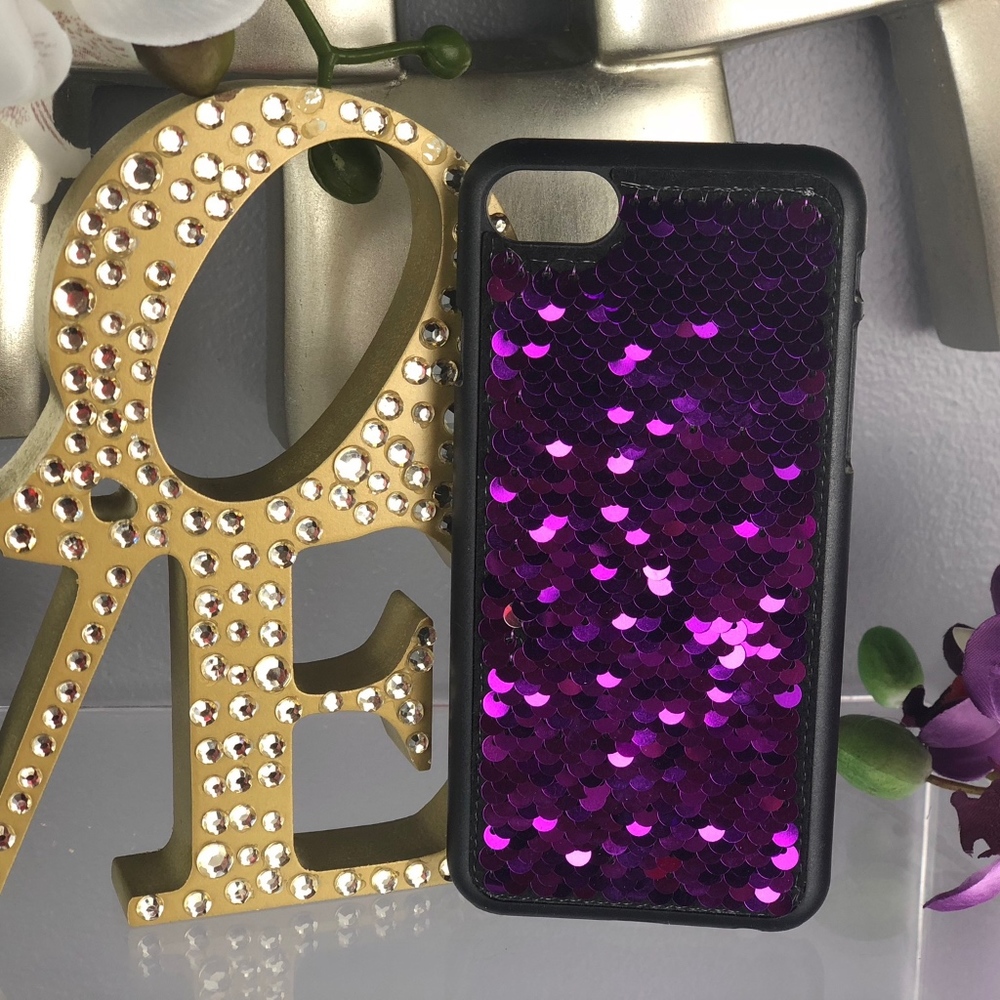 Bling Transition Sequin iPhone 7/8 Case - Picture 3 of 8